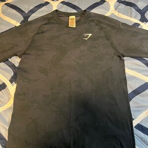 Gymshark Men's Dark Camo Long Sleeve Tee